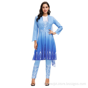 Cosplay Costume For Girls FROZEN Queen Elsa Characters